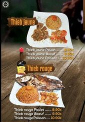 Menu Touche africaine ' - Les plats