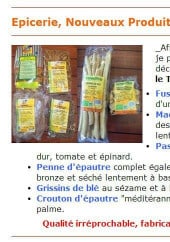 Menu Aux Cépages d'Ermont - L'épicerie fine