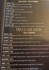 Menu L'antica - Les pizzas