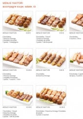 Menu Mystère Sushi - Menu yakitori
