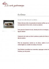 Menu verre chez moi - Les entrées