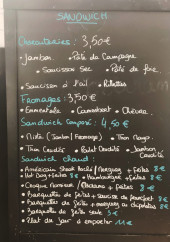 Menu Le Balto - Les sandwiches