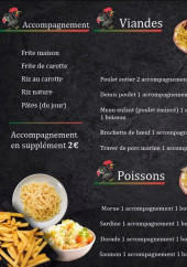 Menu Ma..Poulette - Accompagnements, viandes, poissons,...