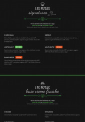 Menu C Pizza - Les pizzas page 2