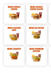 Menu G La Dalle - Les menus simples