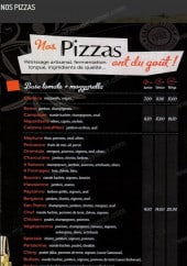 Menu Presto pizza - les pizzas à base tomate 