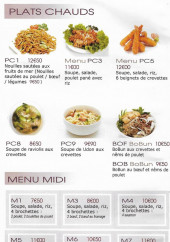 Menu Sushi Top - Les plats chauds, menu midi