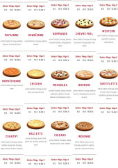 Menu Pizza Nostra - Les pizzas suite