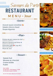 Menu Saveurs du Porto - Menu du jour