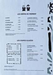 Menu Crêperie du Parc - Les crêpes de froment et coupes glacées