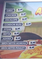 Menu O'Clos - Les assiettes et burgers