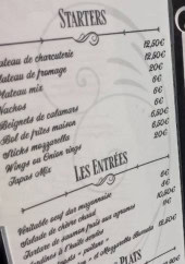 Menu The BookMaker - Les starters, entrées et salades plats