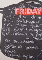 Menu Les Gommiers - Exemple de menu du jour