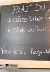 Menu Fitness Bar - Exemple de menu