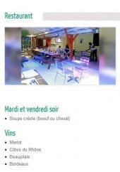 Menu Au Bon Goût - Les prestations du restaurant