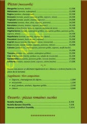 Menu Ciao a te - Les pizzas et desserts