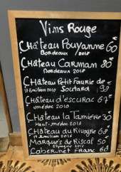 Menu Domaine du L - Les vins rouges