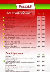 Menu Antillais food - Les pizzas