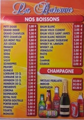 Menu La Baronne - Les boissons