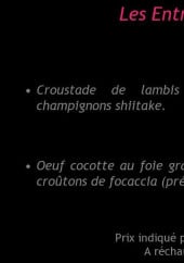 Menu Le Traiteur Gourmet - Les entrées chaudes