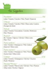Menu Top Salade - Les suggestions
