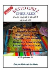 Menu Chez Alex - Menu à la carte 