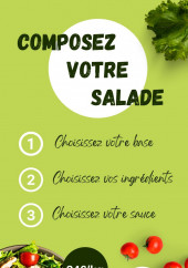 Menu Salade bar - Salades