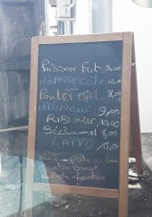 Menu Le K'ms - Exemple de menu du jour