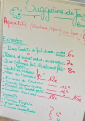 Menu Le Fromager - Les suggestions  du jour