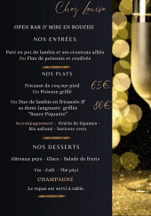 Menu Le Rameau De Champfleury - Les entrées, plats et desserts,...
