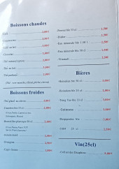 Menu Déli-Crêpe - Les boissons, bières, ...