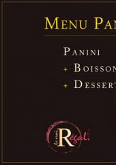Menu Le vrai régal - Le menu panini