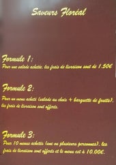 Menu Saveurs Floréal - Menus