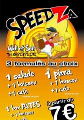 Menu Speedza - Les formules