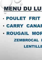 Menu L'Escale - Un exemple de menu du jour