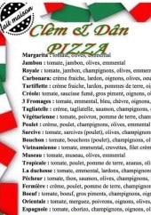 Menu Clem & Dân pizza - Pizzas