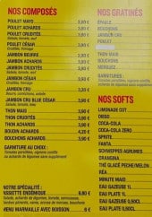 Menu La Duchka Chez Roxane - Les composés, gratinés et softs