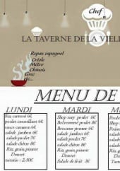 Menu La Taverne de la vieille marmite - Menu de la semaine