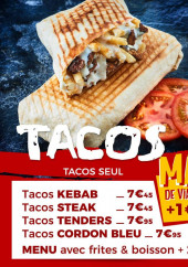 Menu Planet Tacos - Tacos