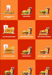 Menu Burger King - Les menus