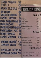 Menu Délice des Flamboyants - Les sandwiches, salades, paninis...