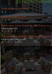 Menu L'Orange Verte - Incontournables