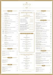 Menu Song Qi - Le menu lunch