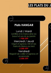 Menu L'Aviation - Les plats du jour