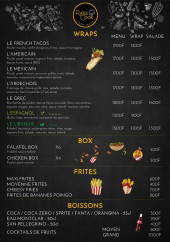 Menu Raïss'Cook - Notre menu