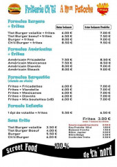 Menu A Mon Patoche - Formules