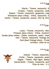 Menu Al'Aumiam 18 - Les pizzas