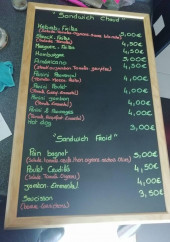 Menu Albertini « K» - Exemple de menu