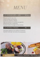 Menu Au petit salé auvergnat - Exemple de menu