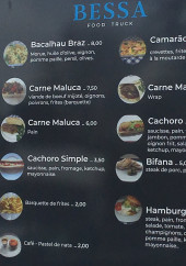 Menu Bessa - Plats, barquette de frites, café,...